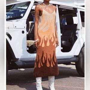 House of Sunny Hockney Flame dress